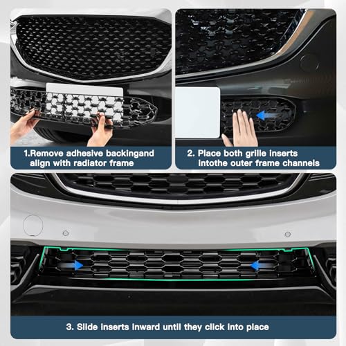 Image of Ruiya 2026 CX5 Front Grill Mesh Inserts Trims for 2026 Mazda CX-5 Accessories ABS Material Front Grille Guard Compatible with 2026 Mazda CX 5(Lower Grill Mesh)