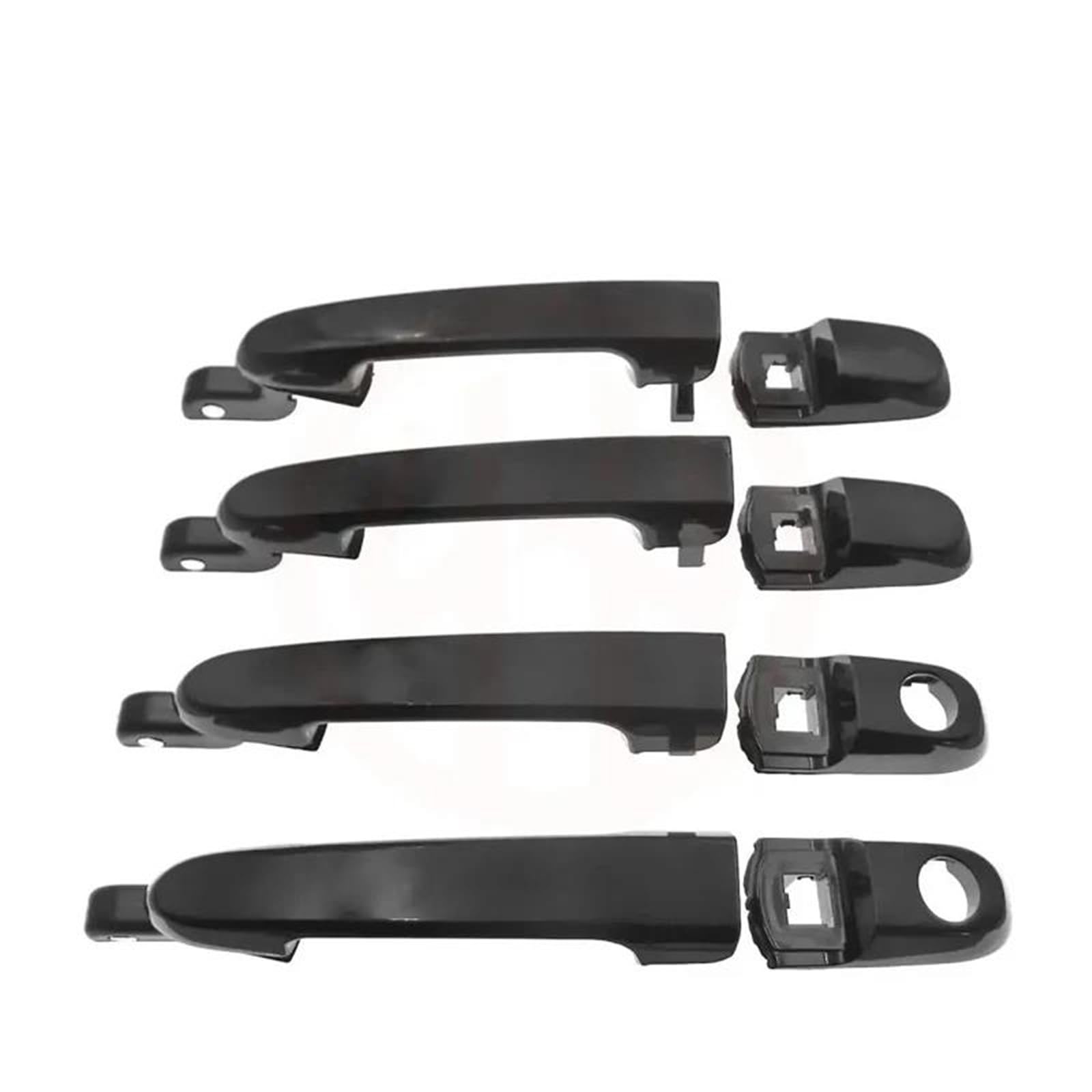 ZHQDRCY Door Open Handles for Hyundai for Accent 2006-2010 2011 1.6L 82650-1E050 82660-1E050 83650-1E050 4PCS Outside Exterior Door Handle