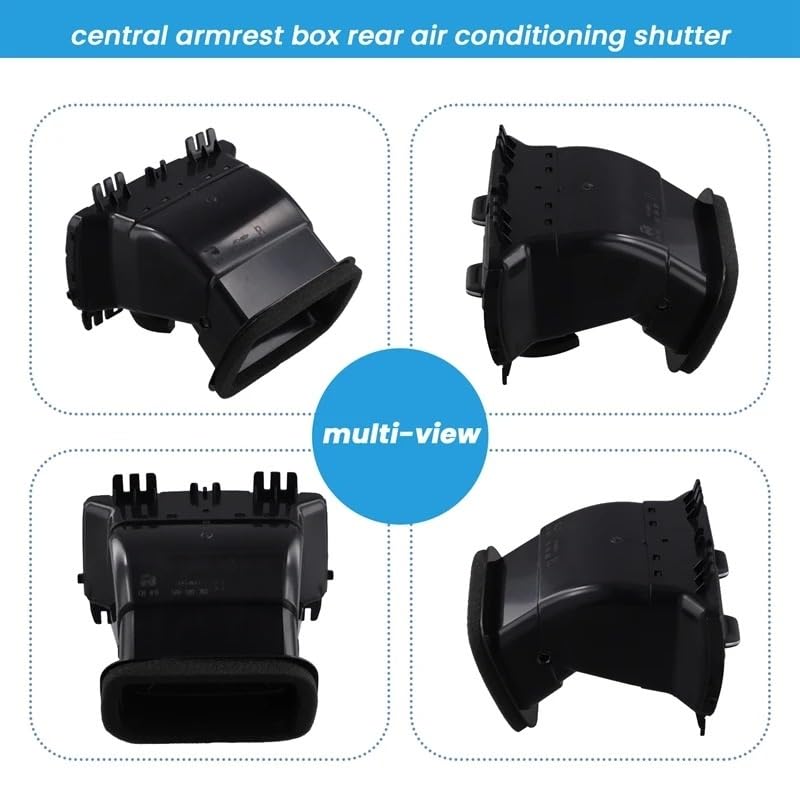 Griglia Anteriore Uscita Aria Posteriore Per VW Touran L 2016-2021 - Ricambio OE 5TD 819 203 5TD864298 In ABS Nero
