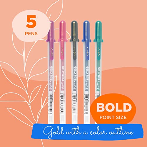 SAKURA Gelly Roll Silver Shadow Gel Pens - 5 Pack miniatura 3