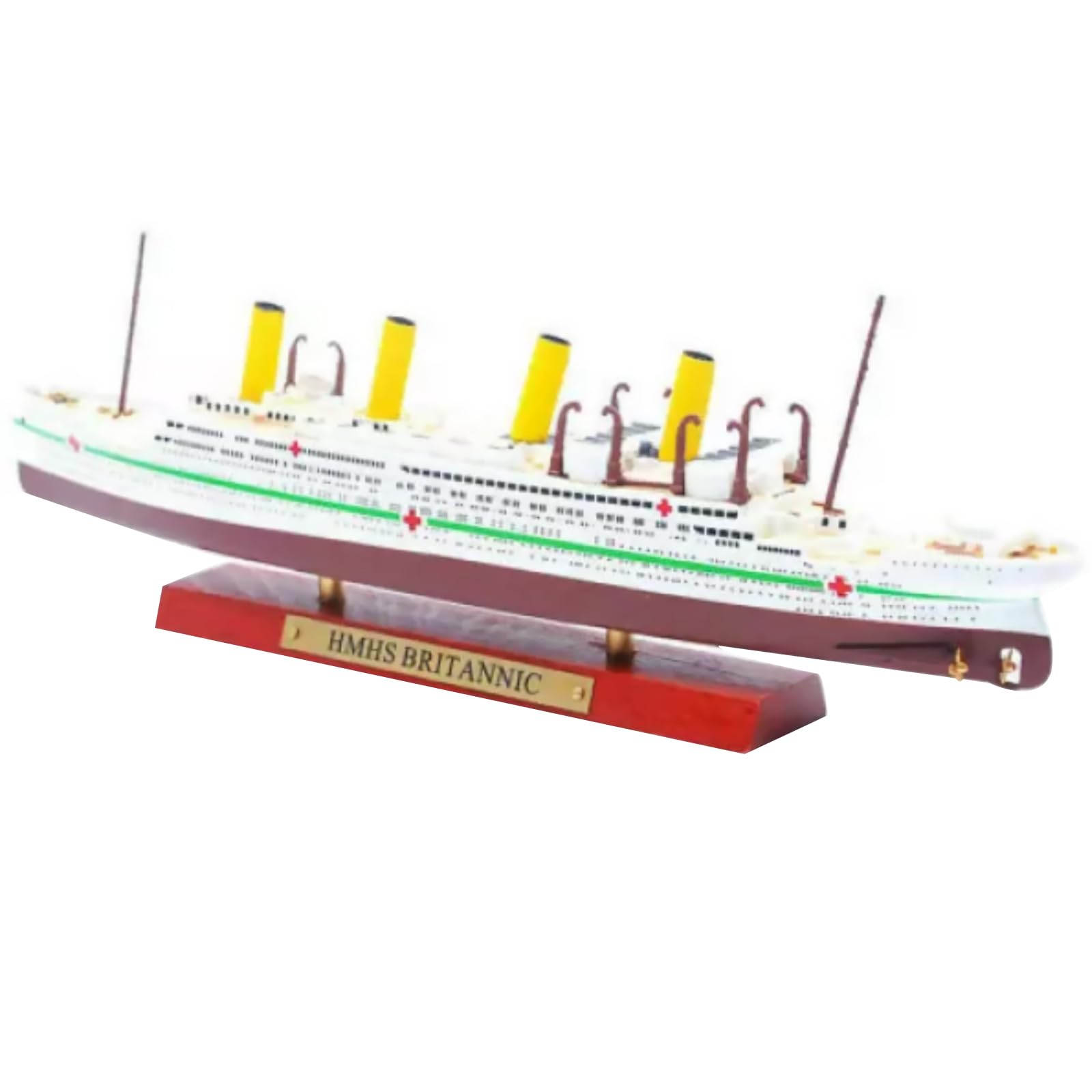 1:1250 Scala HMHS Britannic Cruise Ship Model Alloy Die-Cast Vessel Steamship Miniature Hobby Model Kit per adulti e bambini