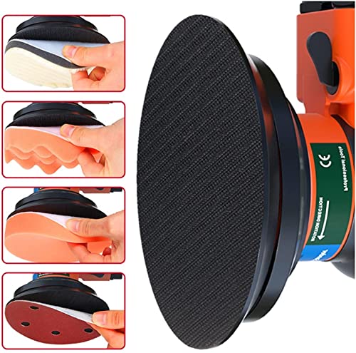 ATAAY Buffer Pneumatischer Handschleifer mit Luftschleifer, 125 mm / 150 mm Vakuum-Exzenter-Polier-/Schleifmaschine, pneumatische Werkzeuge für Boot, Auto-Polieren und Wachsen, effizien – Bild 5