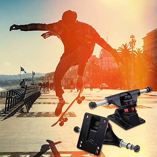 Wytino Skateboard Achsen, Skateboard Truck, 2 Stück Skateboard Trucks Combo 3,25 Zoll ABEC Longboard Skatebaord Zubehör (1#)