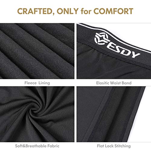 Image of romision Thermal Underwear for Men Stretch Fit, Fleece Base Layer Top & Bottom Set, Insulated Long Johns for Cold Weather Hunting