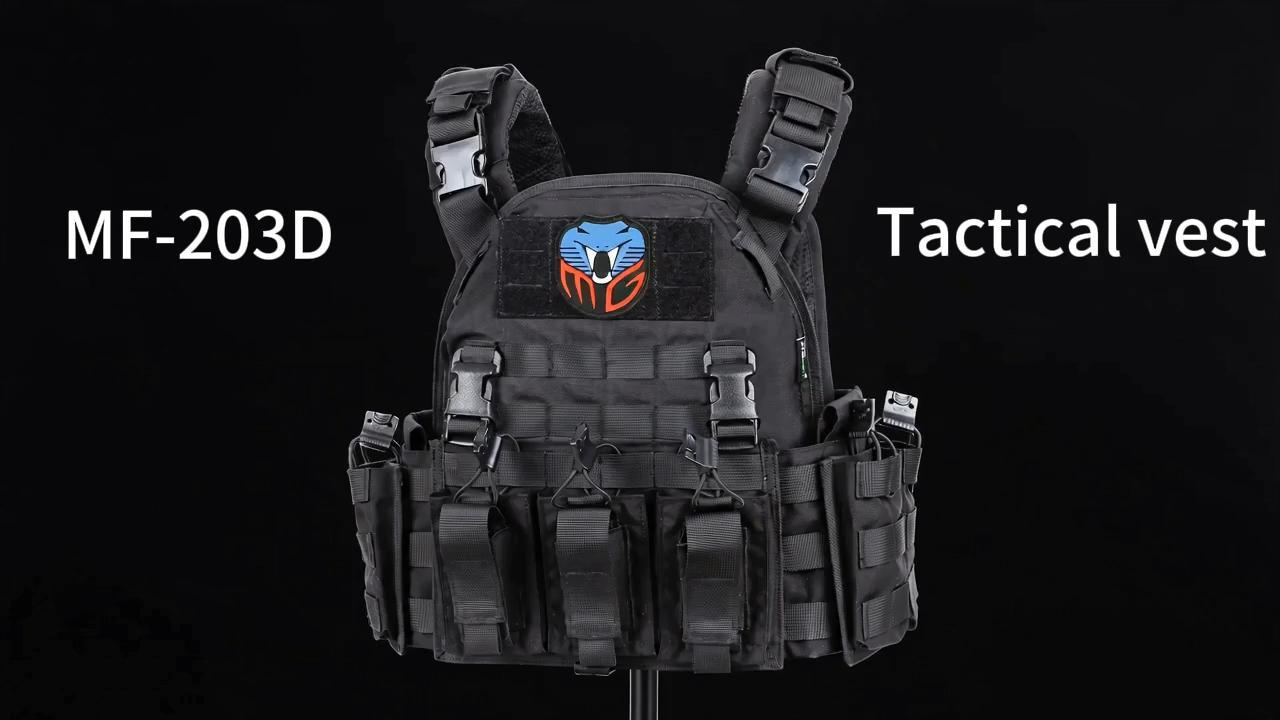 MGFLASHFORCE Tactical Vest Molle Airsoft Vest for Men (Coyote
