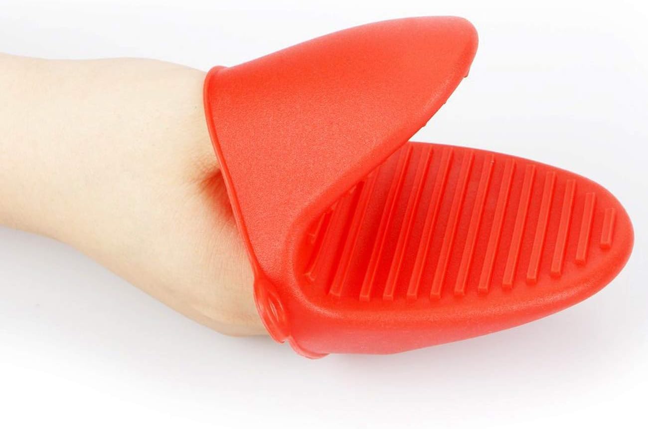 PureBake Baking Gloves for Oven and Microwave - 2PCS Silicone Oven Mitts Heat Resistant, Silicone Potholders for Kitchen, Mini Rubber Oven Glove Kitchen Mittens, Cute Cooking Mitts (Random Color) - Image 9 thumbnail