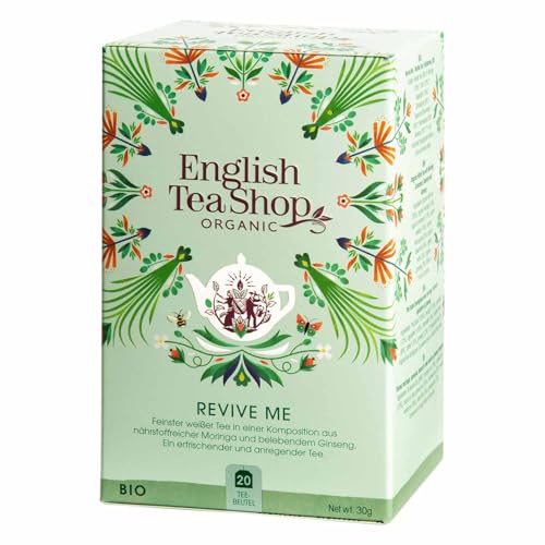 English Tea Shop Organic Revive Me - 20 Paper Tea bag sachets
