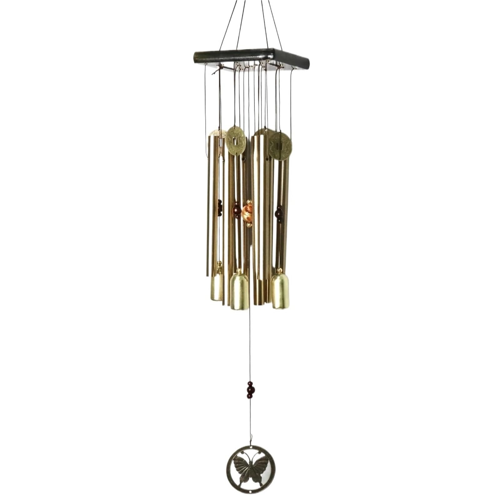 Wind Chime Large Copper Bell Wind Chimes - Antique Style For Outdoor Garden & Home Decor, Door Hanging Yard Art