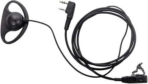 Miniatura 2 de Caroo Walkie Talkies auricular para Kenwood D forma auricular con micrófono PTT para Baofeng UV-5R BF-888S BF-F8HP BF-F9 UV-82 UV-82HP UV-82C