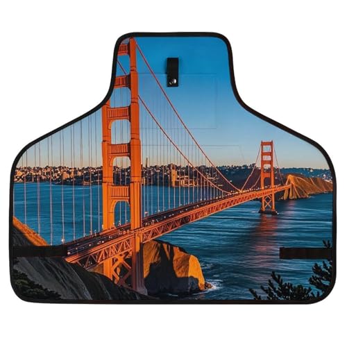 Delantal de trabajo ajustable San Francisco Bay Bridge miniatura 1