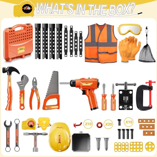 Magic4U 8801 Kids Tool Bench Set,Magic4U 95Pcs Toddler Tool Workbench thumb #1