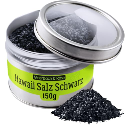 Hawaii Salz, schwarz,150g in der Dose