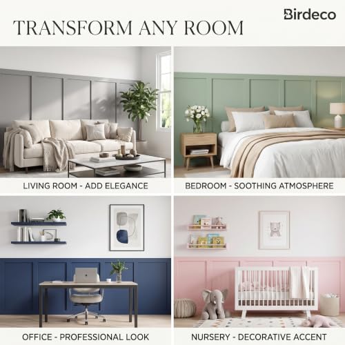 Kit de paneles de pared estilo coctelera de MDF decorativos diy 5