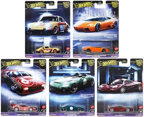 Exotic Envy 5 Piece Set Car Culture 2024 Series G Diecast Model C...