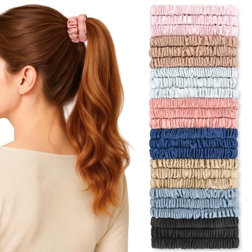 24 Pack Silky Soft Hair Ties