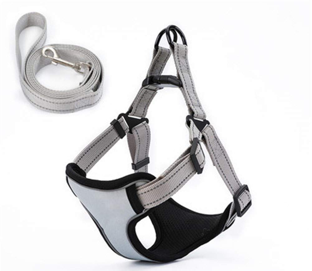 Harnais de poitrine pour chien anti traction pour calmer les mouvements du Husky sibérien L