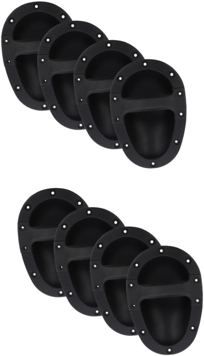 balacoo 8pcs Abs Speaker Handle Replacement for Easy Carrying and Installation Side Grasp Handles for Heavy Boxes
