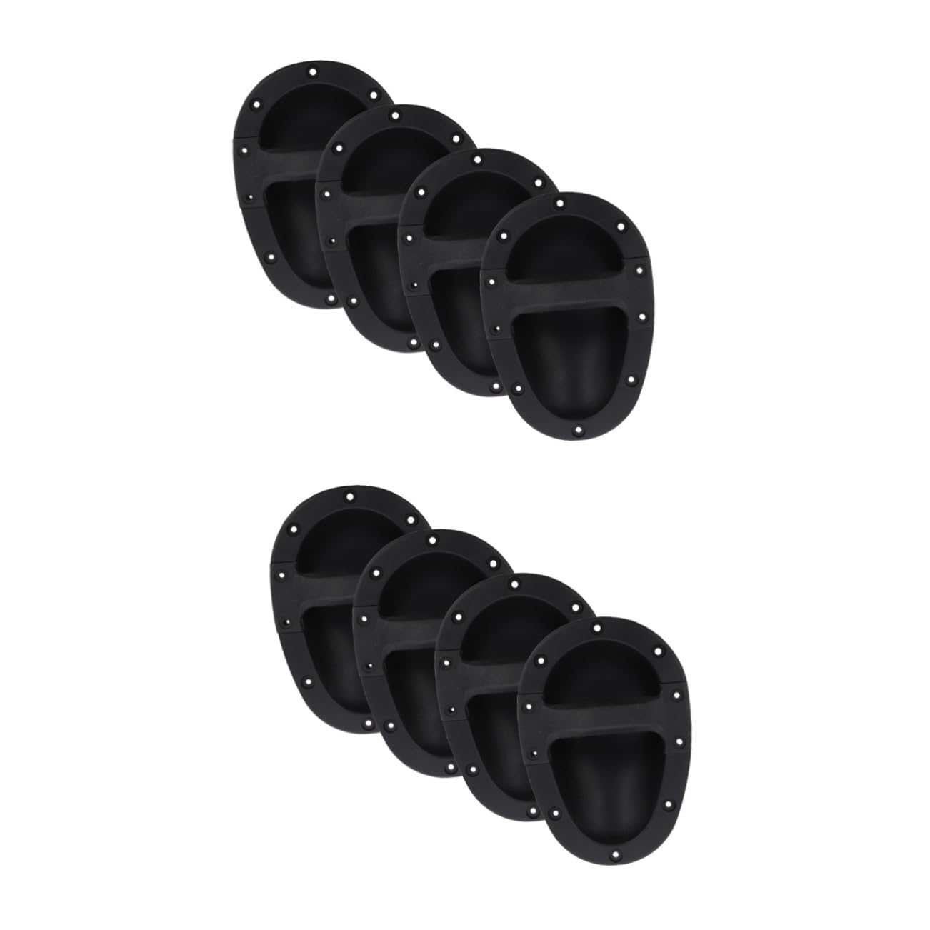 balacoo 2sets Vintage Amplifier Handle Speaker Side Handle Plastic Bucket Sound Replacement for Amplifier Supplies Easy Install 4pcs*2