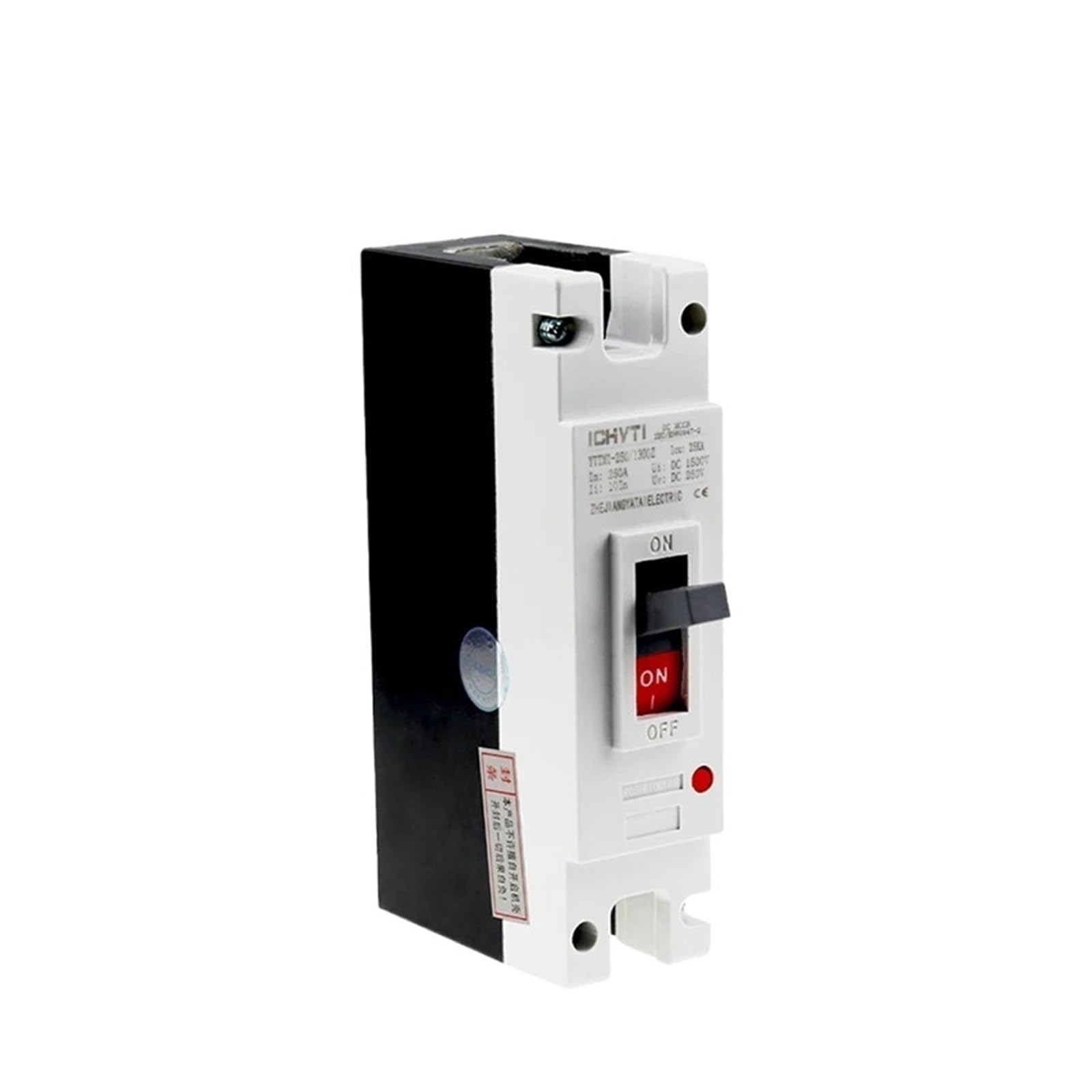YTTMI-250/PV2 DC MCCB 1P 2P 250 V 550 A 25 kA Wyłącznik z zakrzywionym przełącznikiem C do fotowoltaiki słonecznej (160,1P 250VDC)