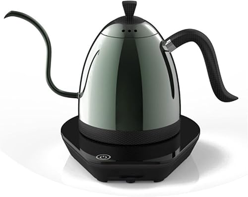 JHOSON Coffee Pot Hand Brewed Coffee Temperature Controlled Kettle Electric Thermostatic Long Spout Narrow Mouth Pot Coffee Pot