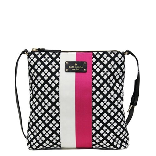 Kate Spade New York Classic Spade Victoria Crossbody (Black/Cream)