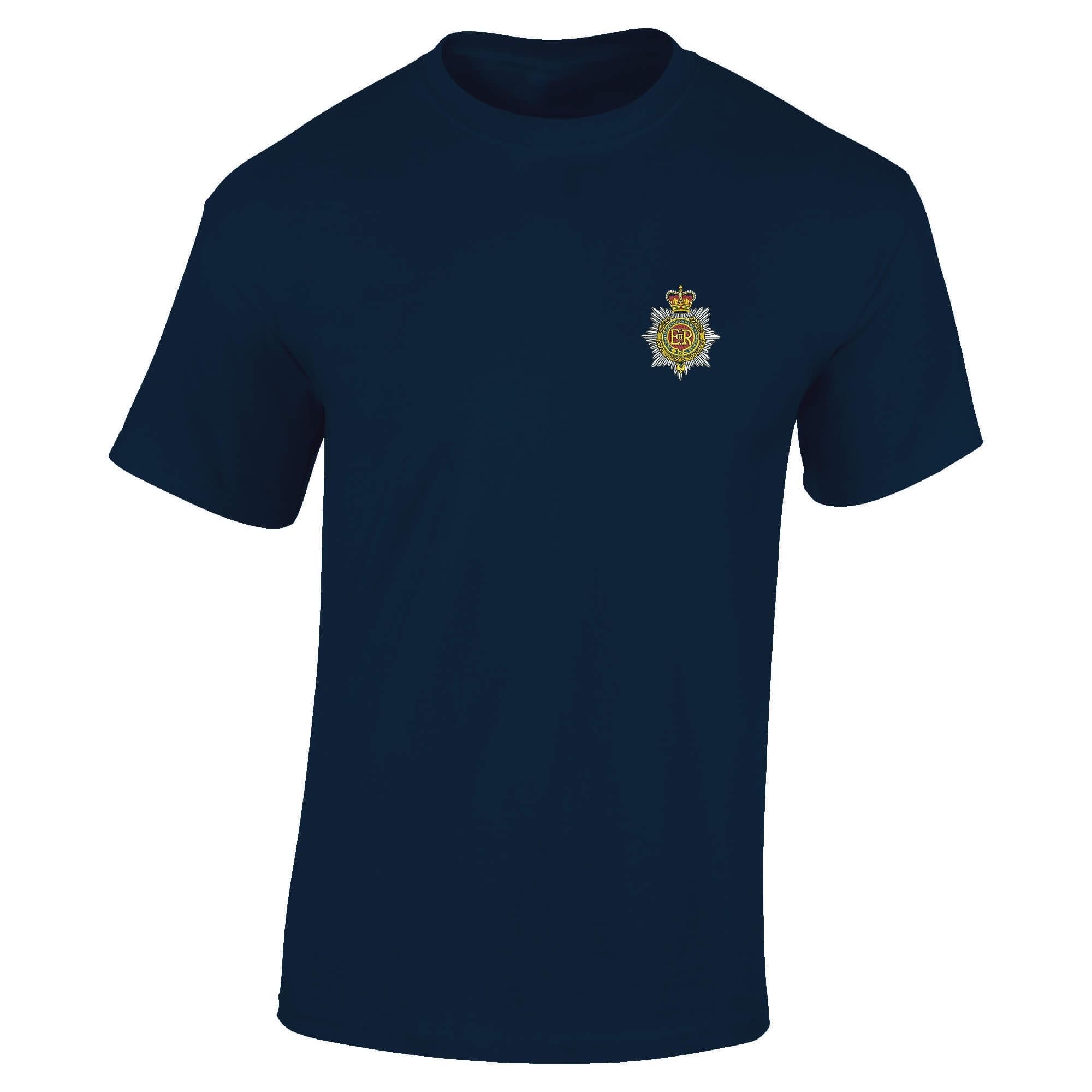 The Military Store Men's Navy Royal Corps Of Transport Embroidered T-Shirt, Large