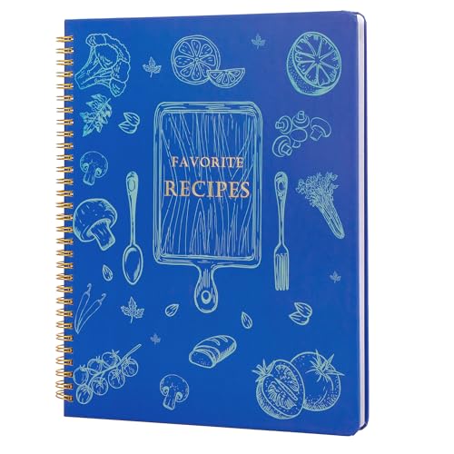 Carnet de recettes vierge pour rassembler vos fiches et ne plus perdre vos notes