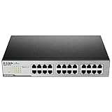 D-Link 24-Port Gigabit Unmanaged Metal Desktop or Rackmount Switch (GO-SW-24GE)