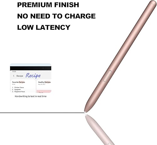 Miniatura 5 de Tab S7 FE - Lápiz capacitivo de repuesto para Samsung Galaxy Tab S7, Tab S7+ Plus, Tab S7 FE S Pen Stylus con puntaspuntas, color rosa místico