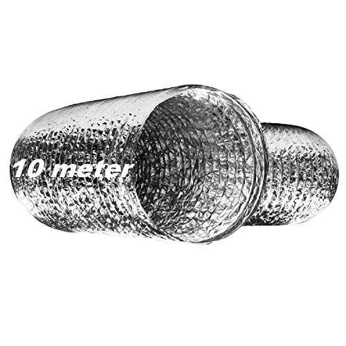 Tuyau flexible Uzman en aluminium - Tuyau de ventilation - Tuyau d'évacuation - Tuyau d'évacuation d'air Cover