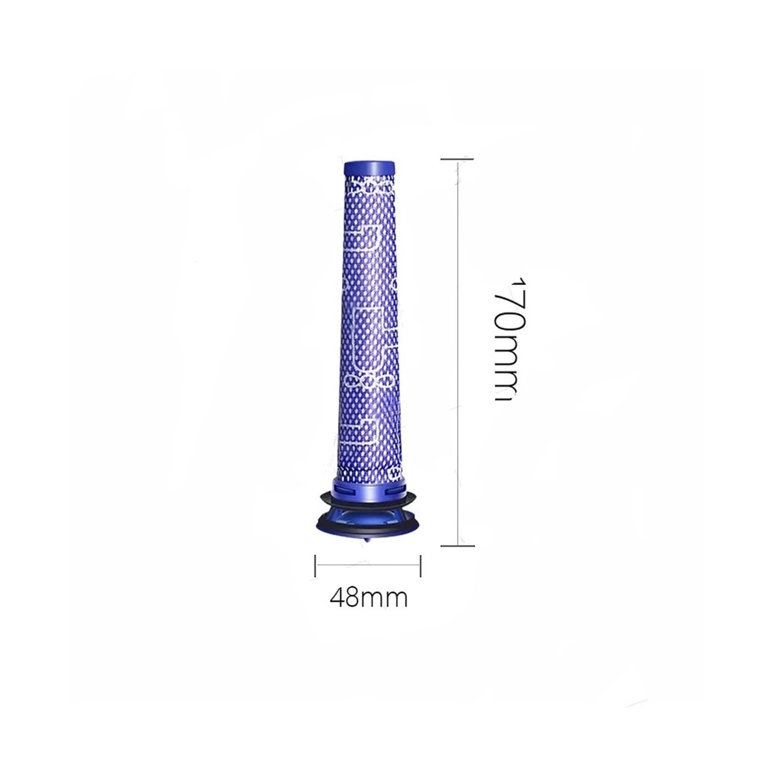Zubehör Roboter-Staubsauger, waschbarer Filter, Ersatz-Ersatzteile, kompatibel for Dyson, V8 V7(Pre-filter 8)