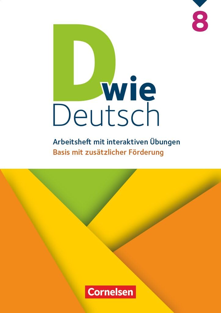 D Wie Deutsch Arbeitsheft 8