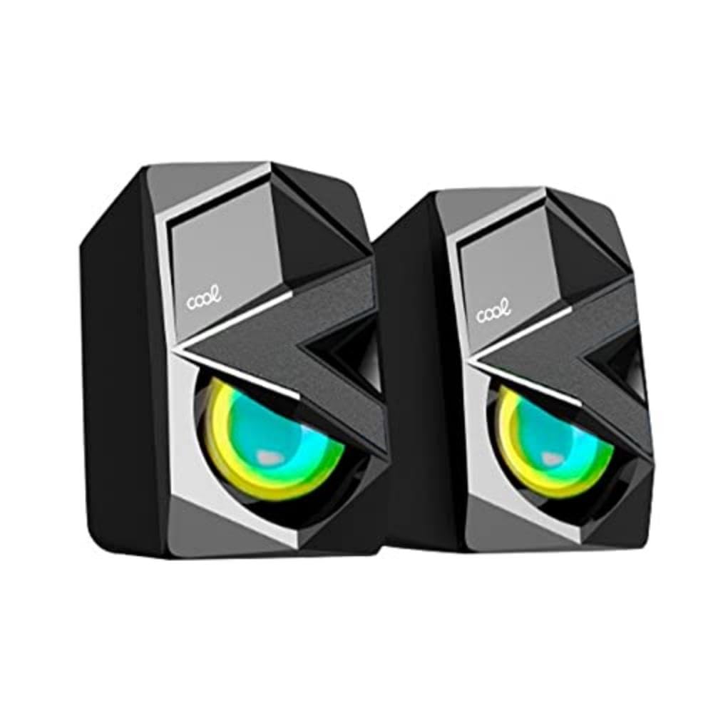 Cool Schwarz Gaming-Lautsprecher Für Pc, Led, Usb, 8 W