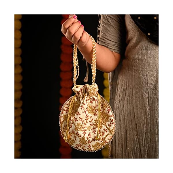 Tarini Gallery Potli Clutch Batawa Purse - Image 3