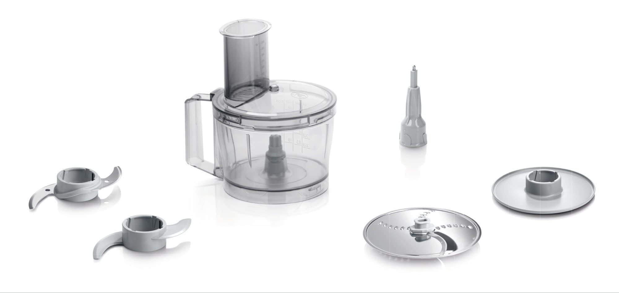 Bosch - Procesador de alimentos, MultiTalent 3, 800 W, Blanco, MCM3100W