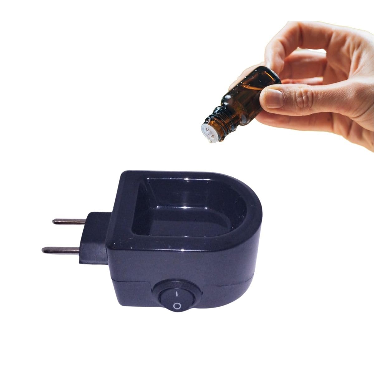 Difusor Aromatizador Elétrico Plástico Preto Bivolt 30ml Difusor de Óleos Essencias Tipo