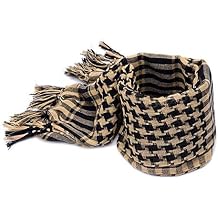 Men Women Winter Windproof Military Tactical Scarf Muslim Hijab Shemagh Arabic Keffiyeh Cotton Fashion Scarves