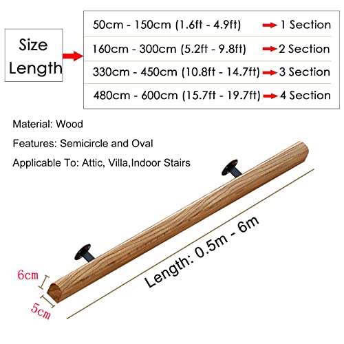 Main courante escalier bois rampe securite interieur antiderapante - 4