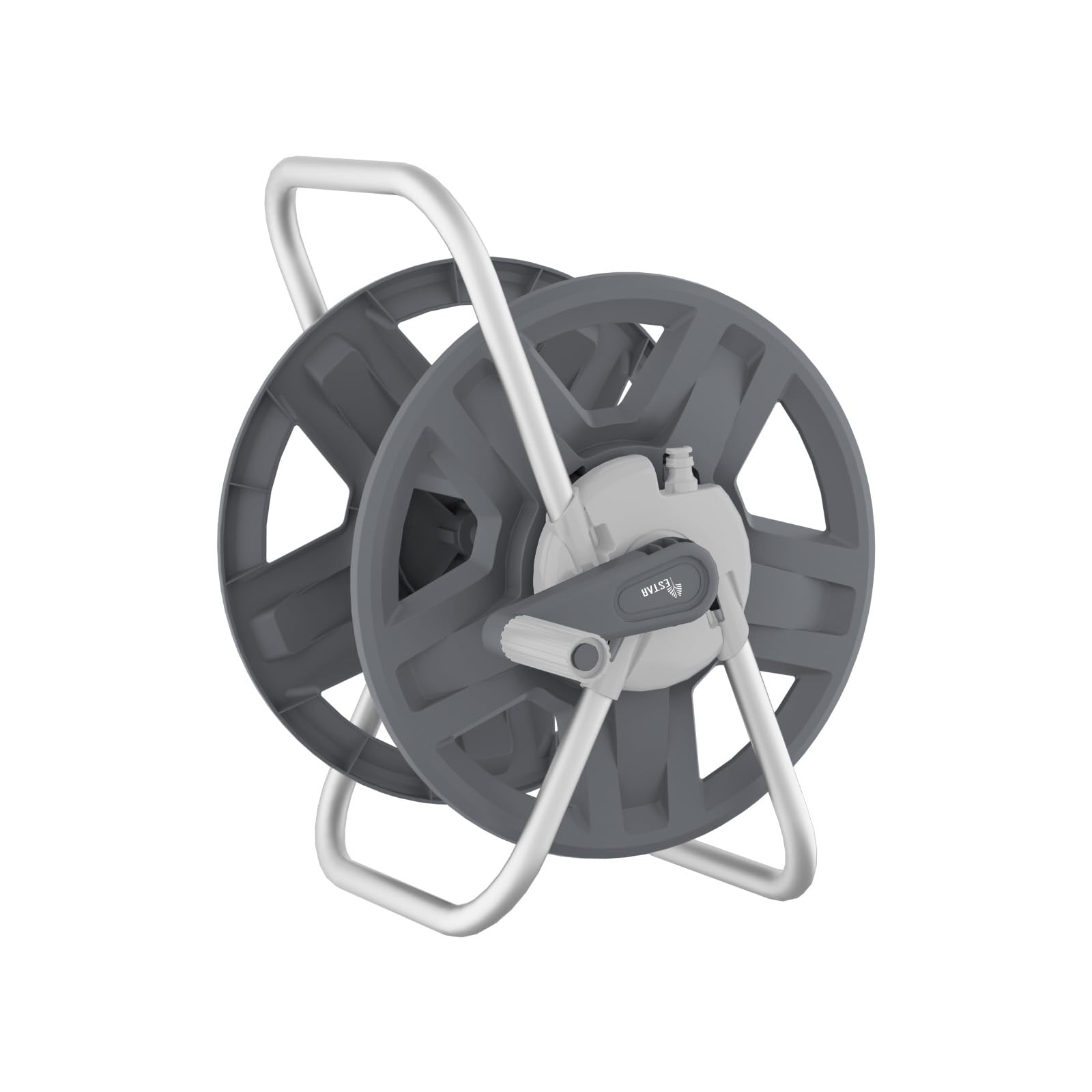 Chariot enrouleur de tuyau d'arrosage portable pour tuyaux de 1.6 cm