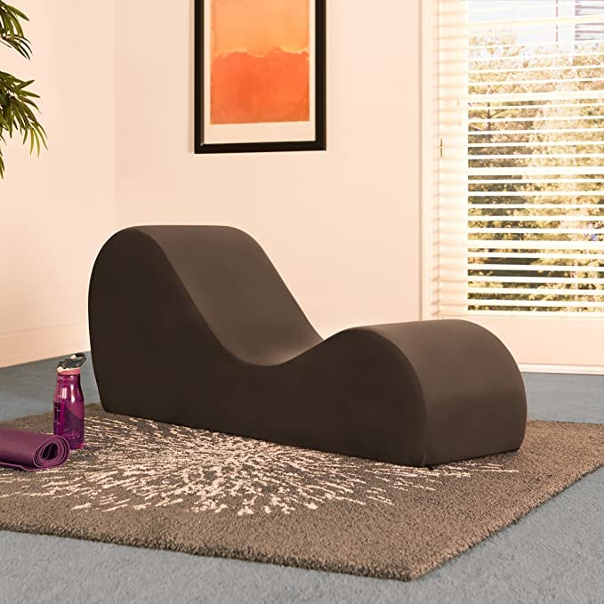 Image of Chaise Lounge for Yoga, Stretching, Relaxation New Couple Enjoyments Couch New Married Couple Love Set (Brown)
