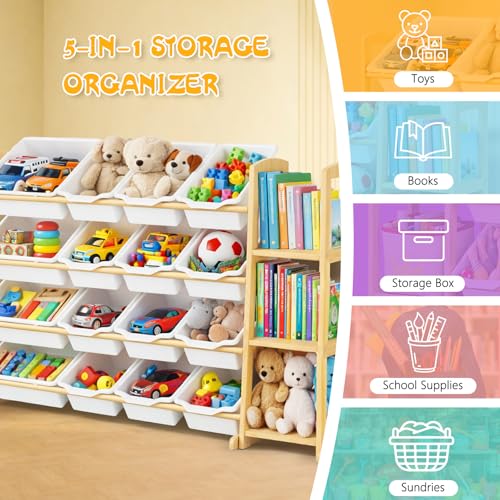 49% Off Kids Toy Storage Organizer with 16 Bins - Image 7