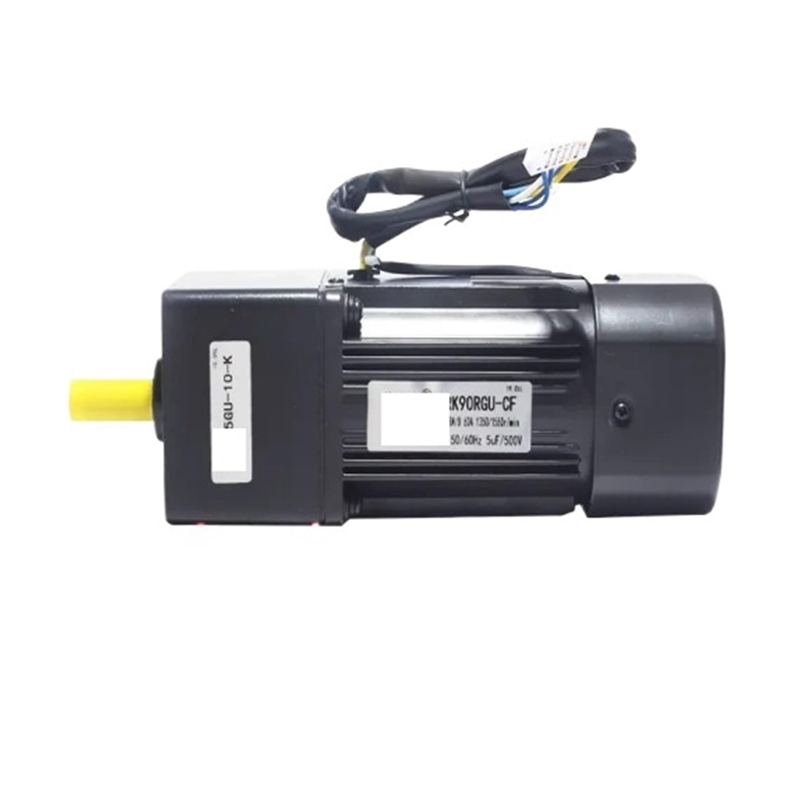 HYRBNSDLK Motor 5RK90GU-CF 450-2.7RPM 220V 90W AC Reversible Gear Variable Speed 1:3-1:500 5GU Reducer Geared(1to500K 0-2.7 Rpm)