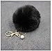 AK.SSI Porte Clés Sac à Main Sac à Dos Suspendu Pom Pom Porte clés Belle Pelucheux Porte-clés Pendentif Accessoire pour Les Filles