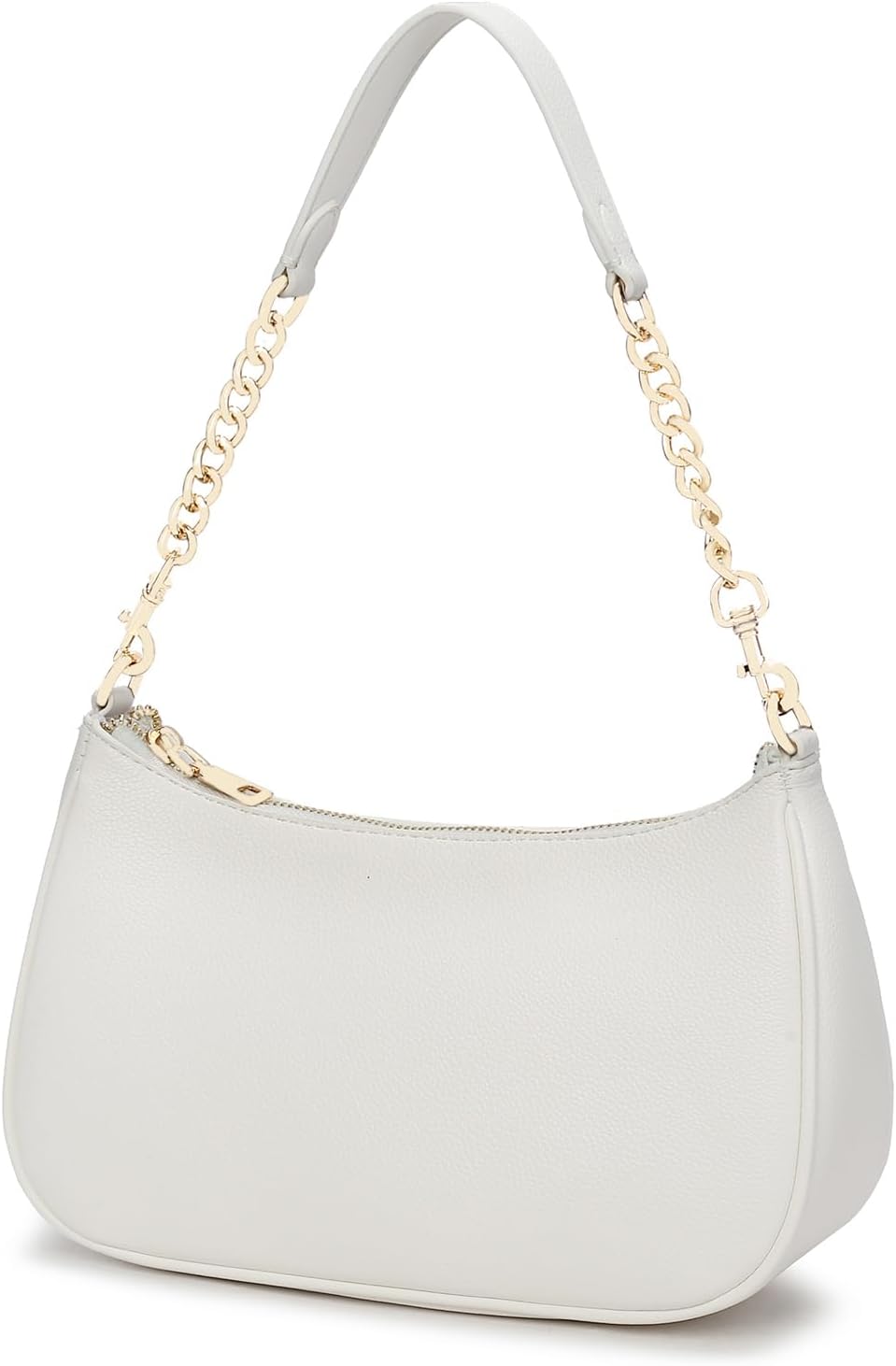 Shoulder Bag - Small Purse for Women (White)