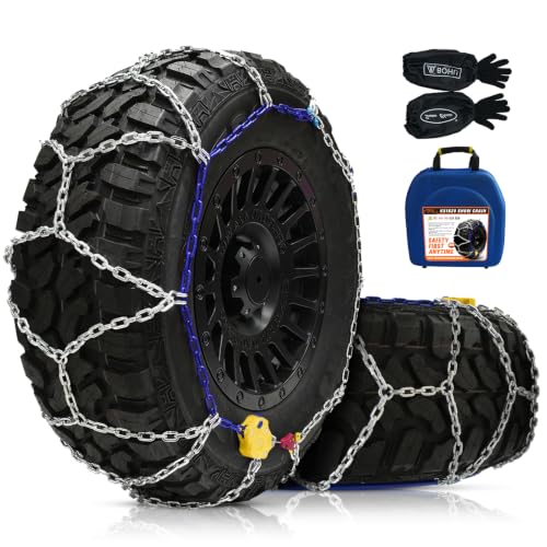 DEDC Auto Lock Heavy-Duty Snow Tire Chains