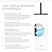 Simple Modern Insulated Tumbler with Lid and Straw | Iced Coffee Cup Reusable Stainless Steel Water Bottle Travel Mug | Gifts for Women Men Her Him | Classic Collection | 24oz | Winter White