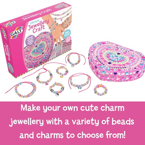Galt Ultimate Jewellery Craft Kit, Create Your Own Jewellery, Childrens Bracelet & Necklace Making Kit - Image 2