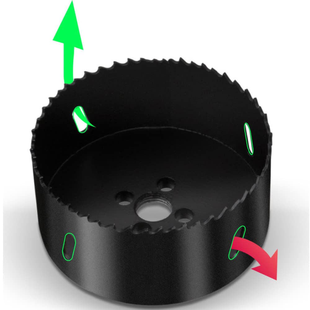 Otwornica 1 sztuk 35-114mm Bi-Metal M42 otwornice Bit do obróbki drewna żelazo ze stali nierdzewnej plastikowy zestaw do cięcia aluminium, b