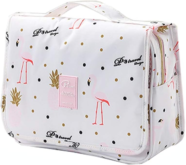 Make up Bag - Cosmetic Bag - Lazy Cosmetic Bag, Toiletry Bags, MHOM Lazy Drawstring Makeup Bag Velvet Storage Organiser for Women Girls (white)