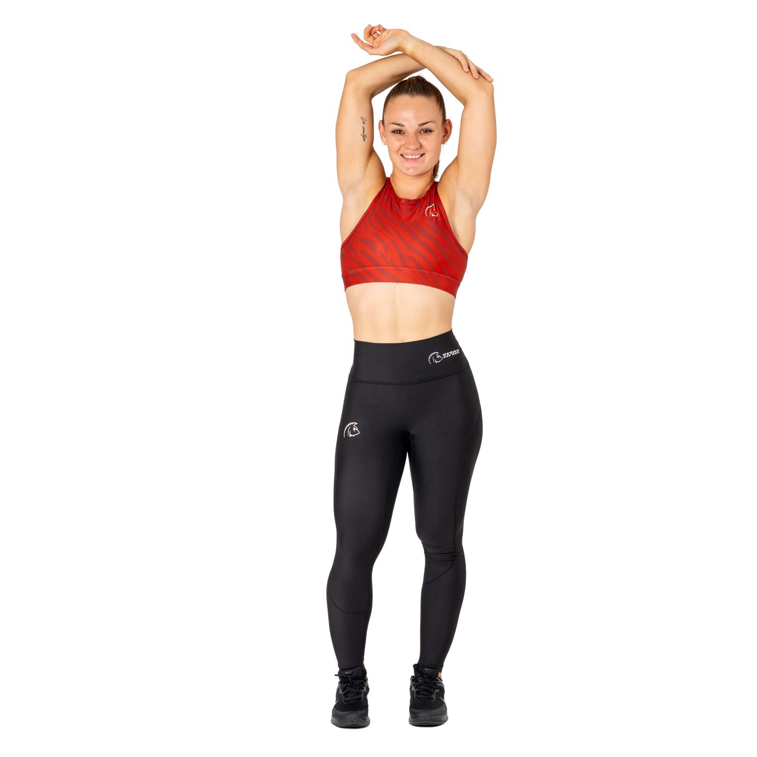 Mallas Deporte Mujer, Largas AuraLux II Tights Core Black, de Cintura Alta, con Lycra AuraLux, Gran Adaptación al Cuerpo, Costura Plana y sin Roces